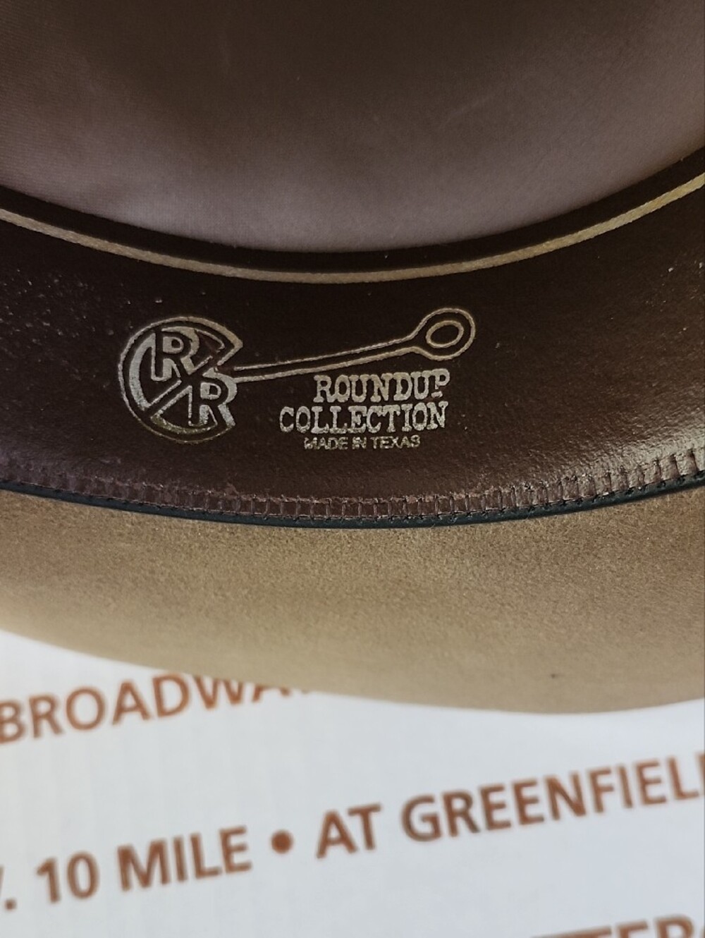 Resistol "The Great Roundup" Collection Self-conforming Felt Cowboy Hat - Picture 12 of 14